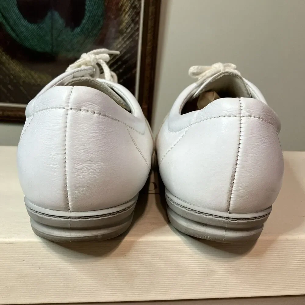 Easy Spirit Anti-Gravity IQ Motion Leather Shoes Women’s Size 7.5 White Comfy
